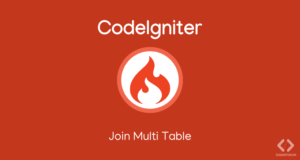 Cara Join Table di CodeIgniter