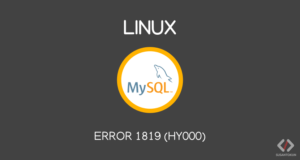 Cara Mengatasi ERROR 1819 (HY000) MySQL